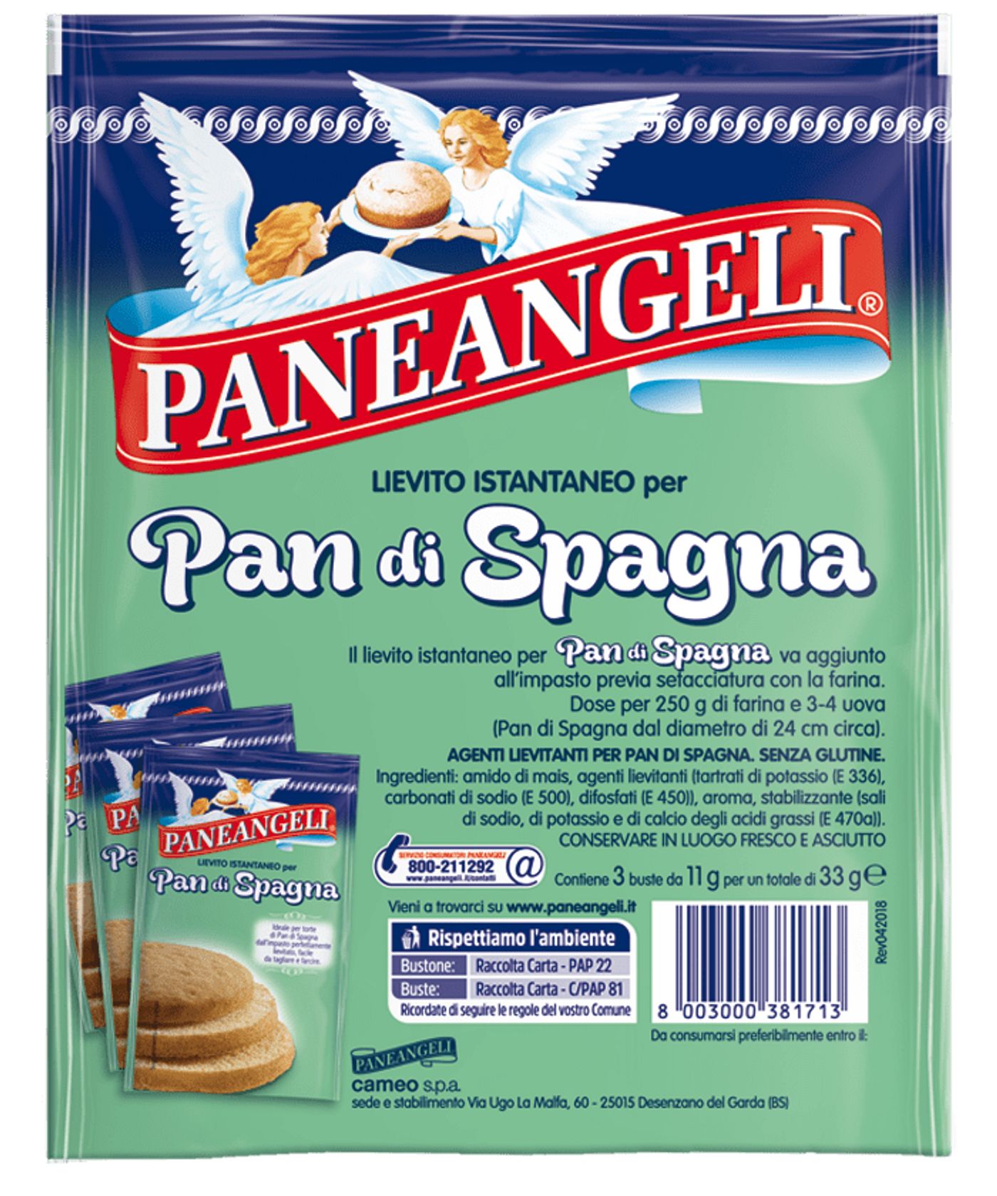 Lievito Istantaneo per Pan di Spagna