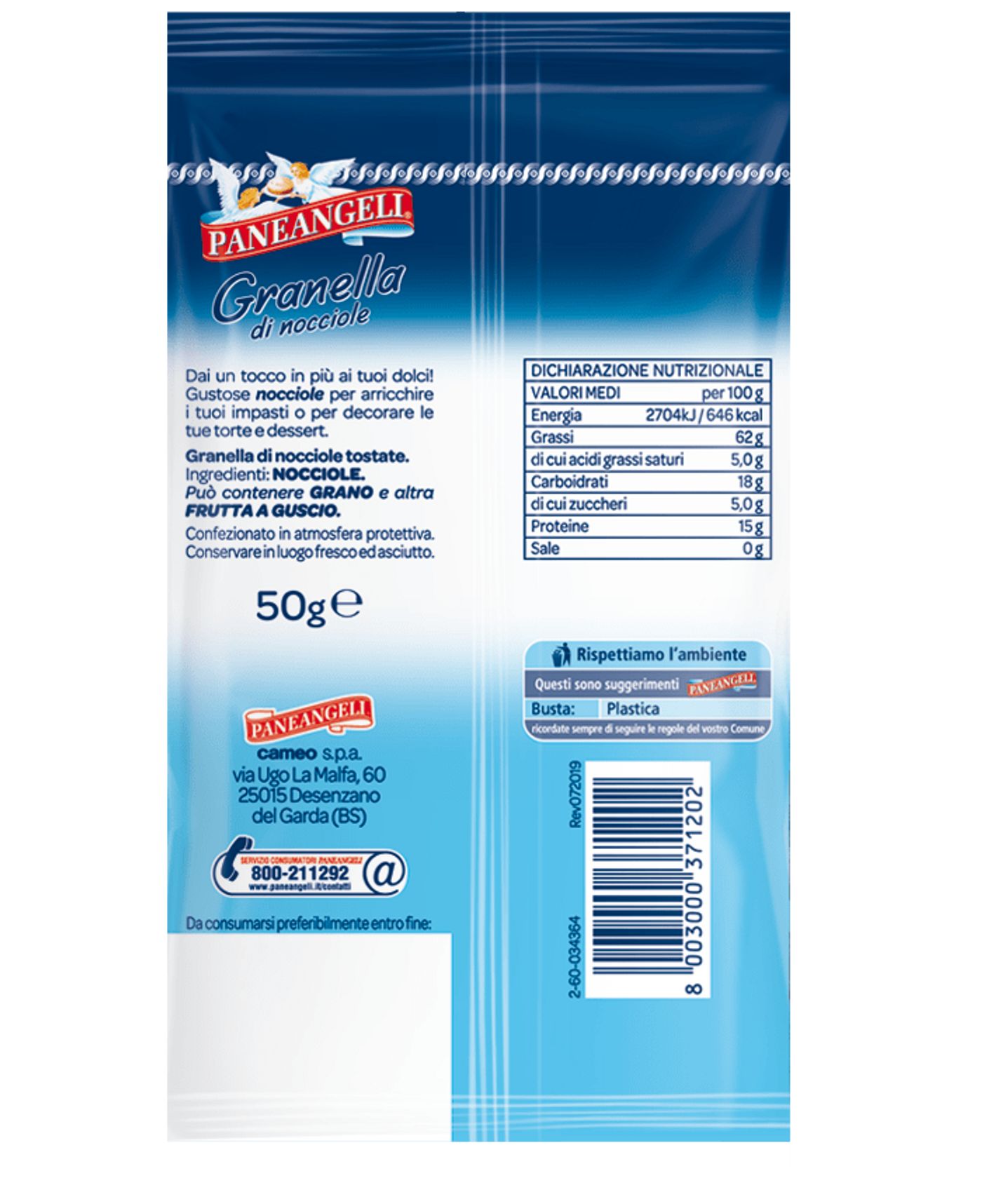 Granella di nocciole