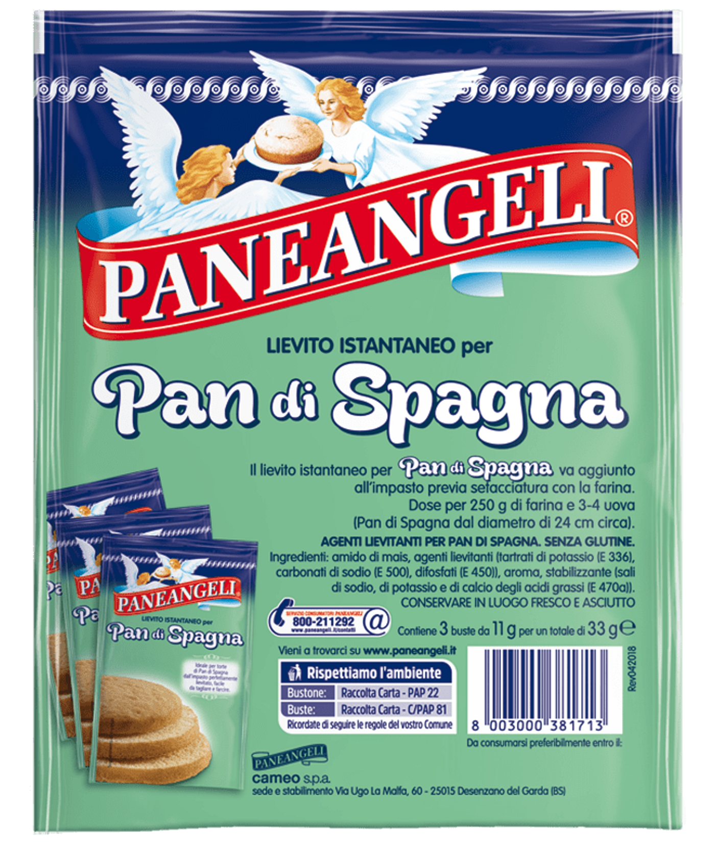 Lievito Istantaneo per Pan di Spagna