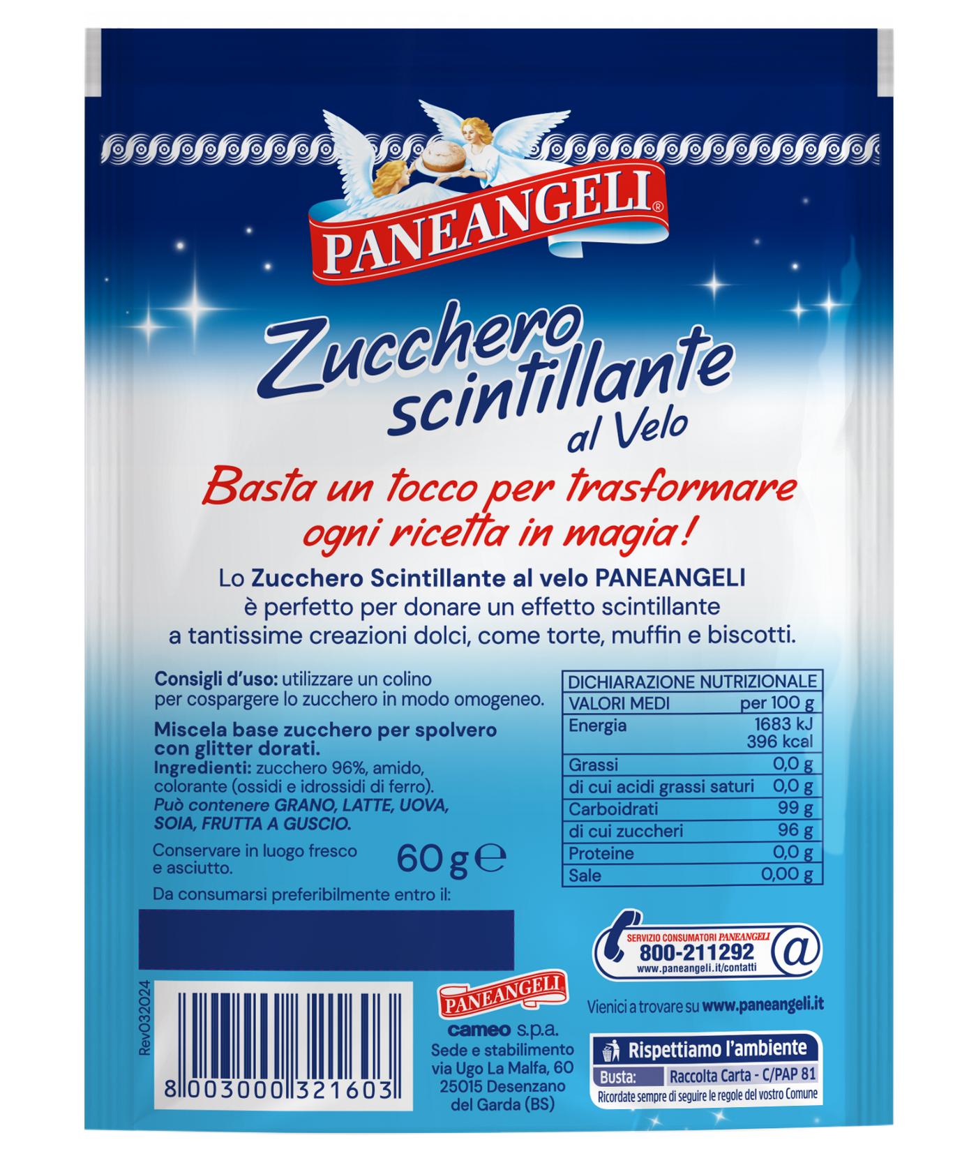 Zucchero scintillante al Velo