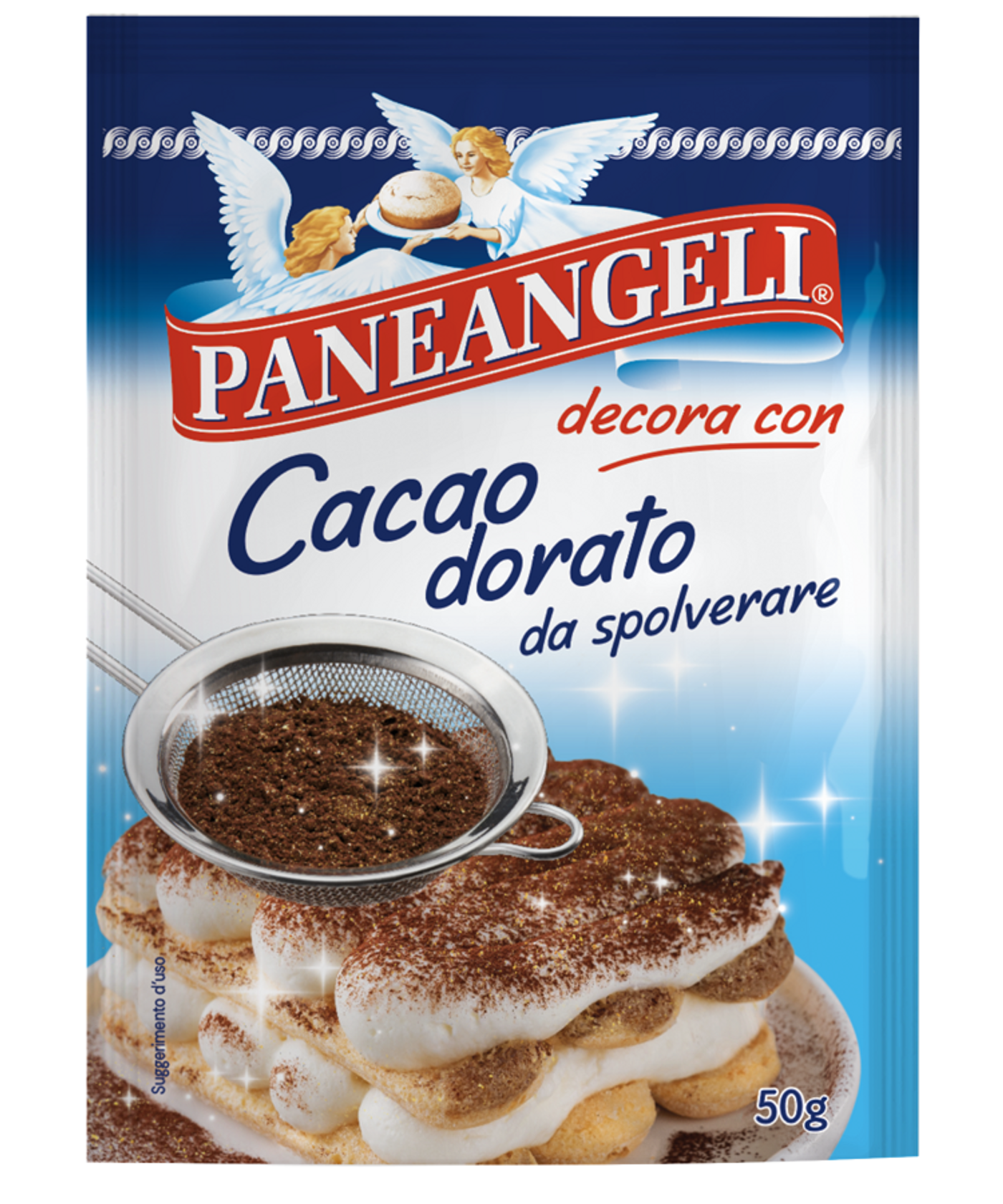 Cacao dorato da spolverare