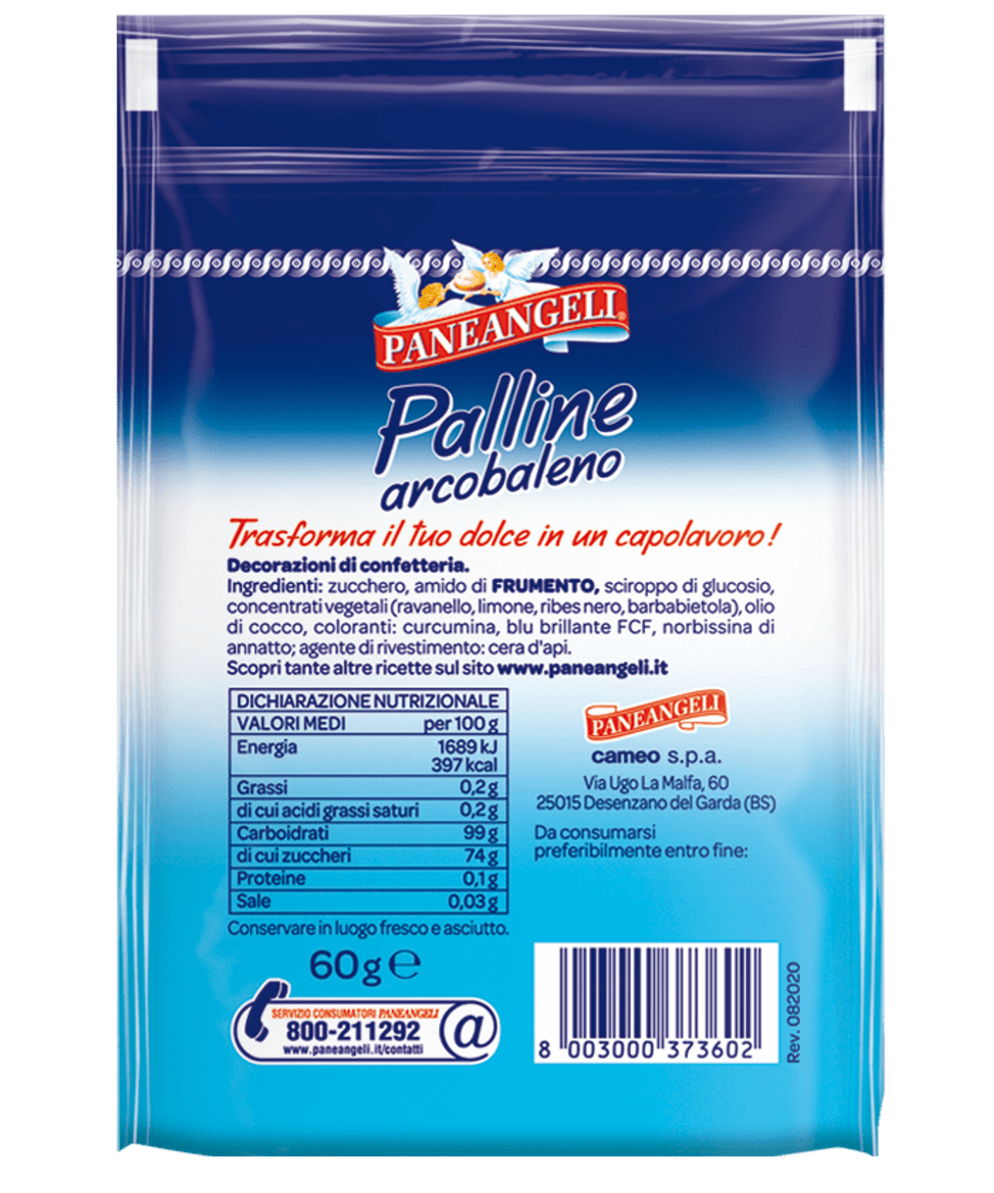 Palline arcobaleno