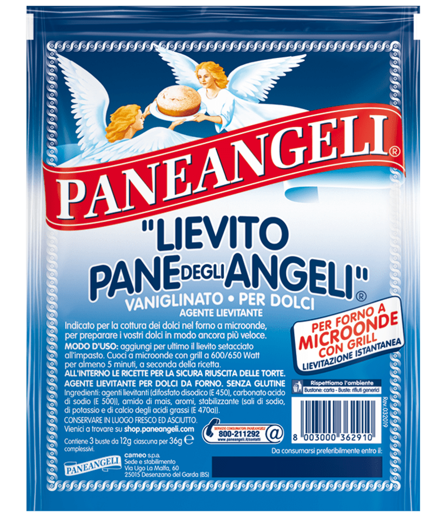 Lievito Pane degli Angeli per microonde