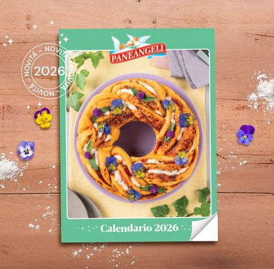 Calendario cartaceo Paneangeli 2026