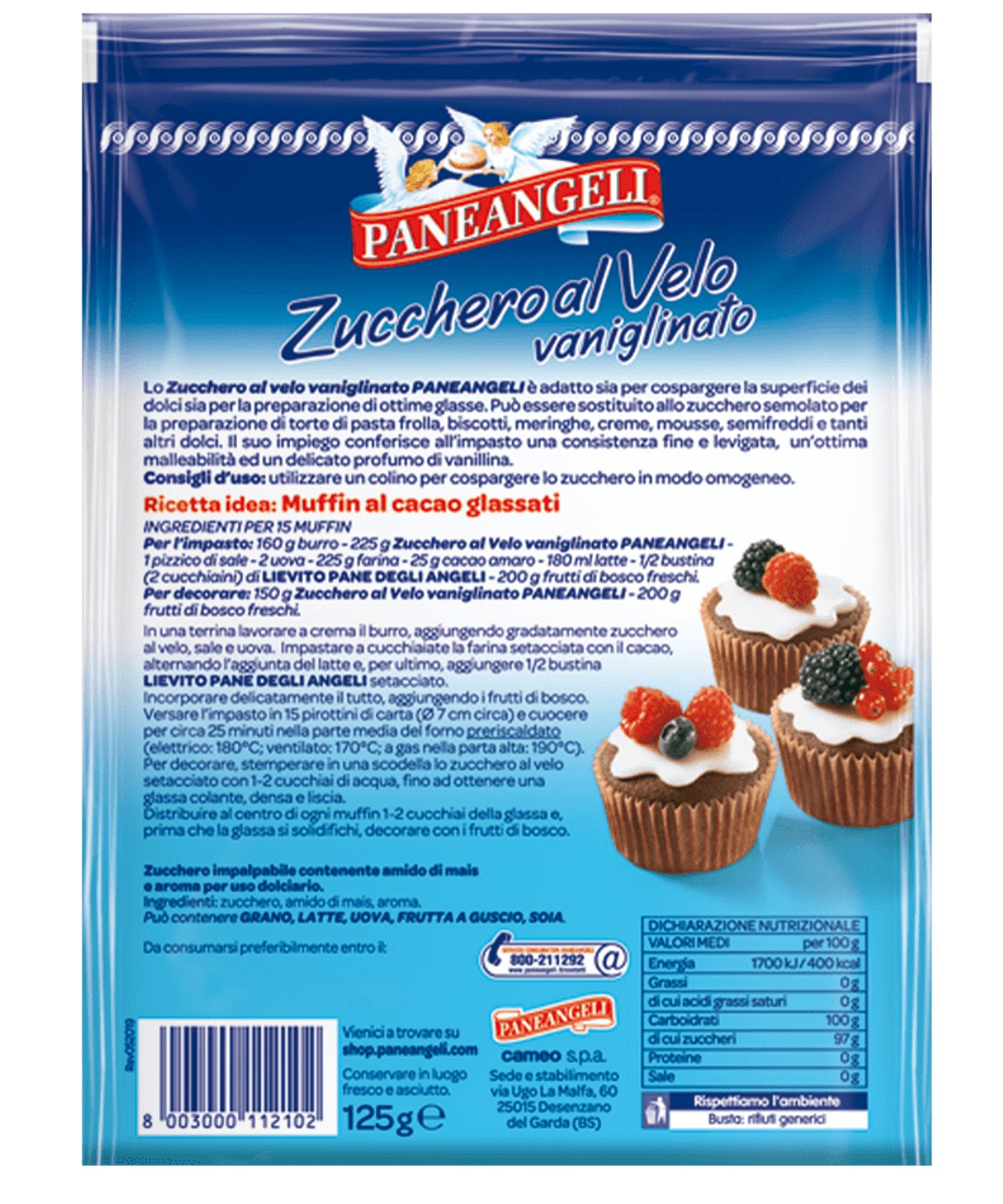 Zucchero al Velo vaniglinato