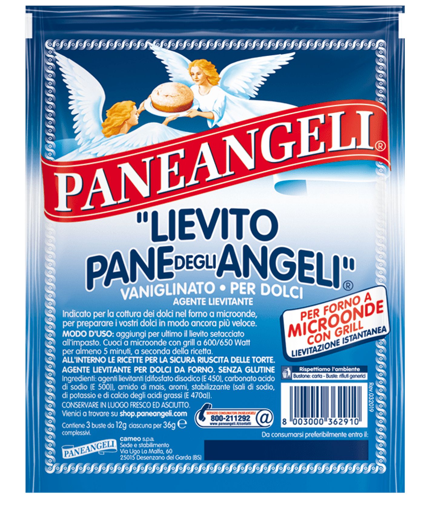 Lievito Pane degli Angeli per microonde