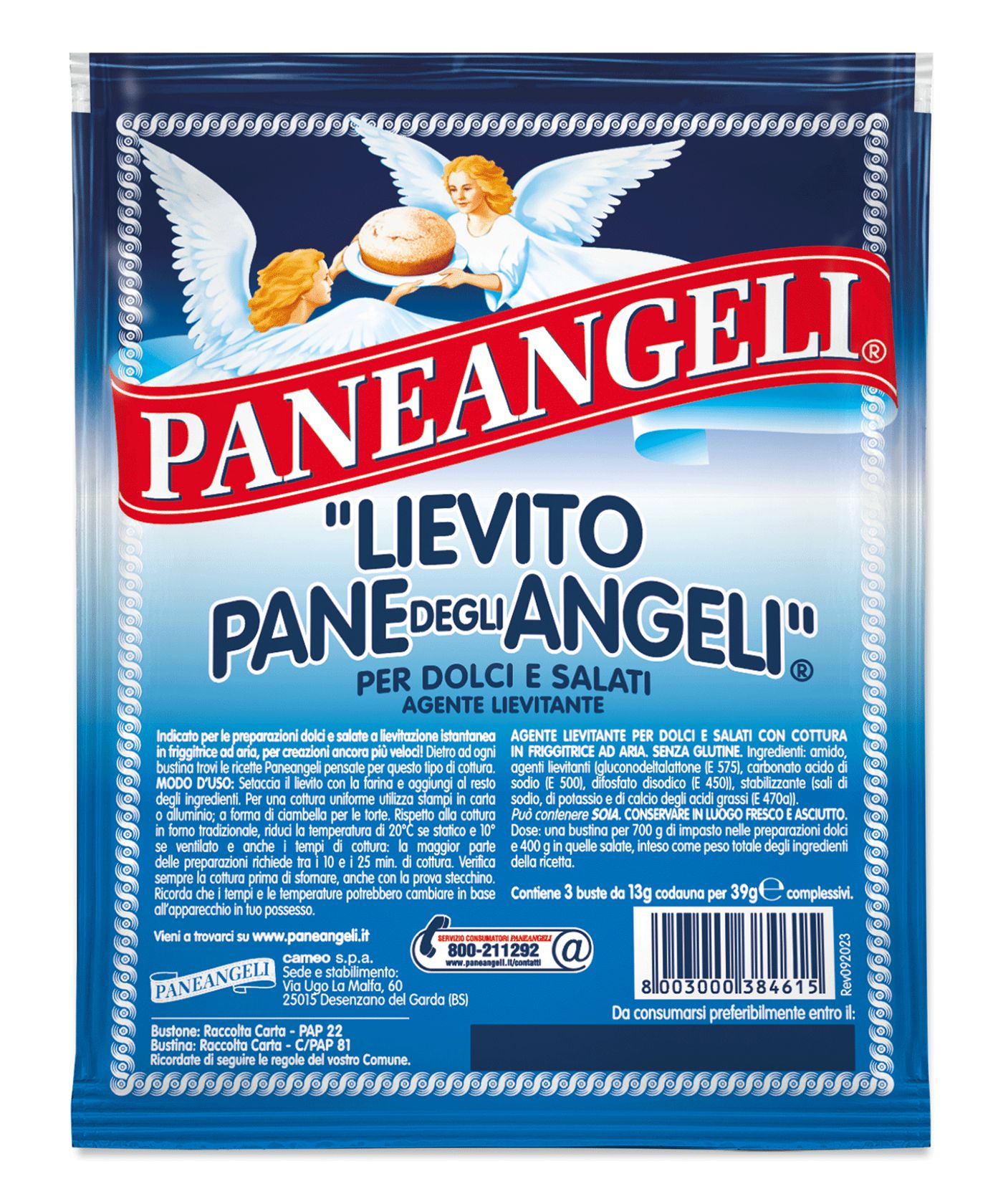 Lievito Pane degli Angeli per Friggitrice ad Aria