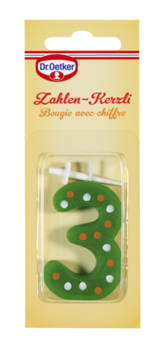 Pick Set Candele 3 Con Numeri – 10 Pezzi Per Decorazione Torte E Dessert