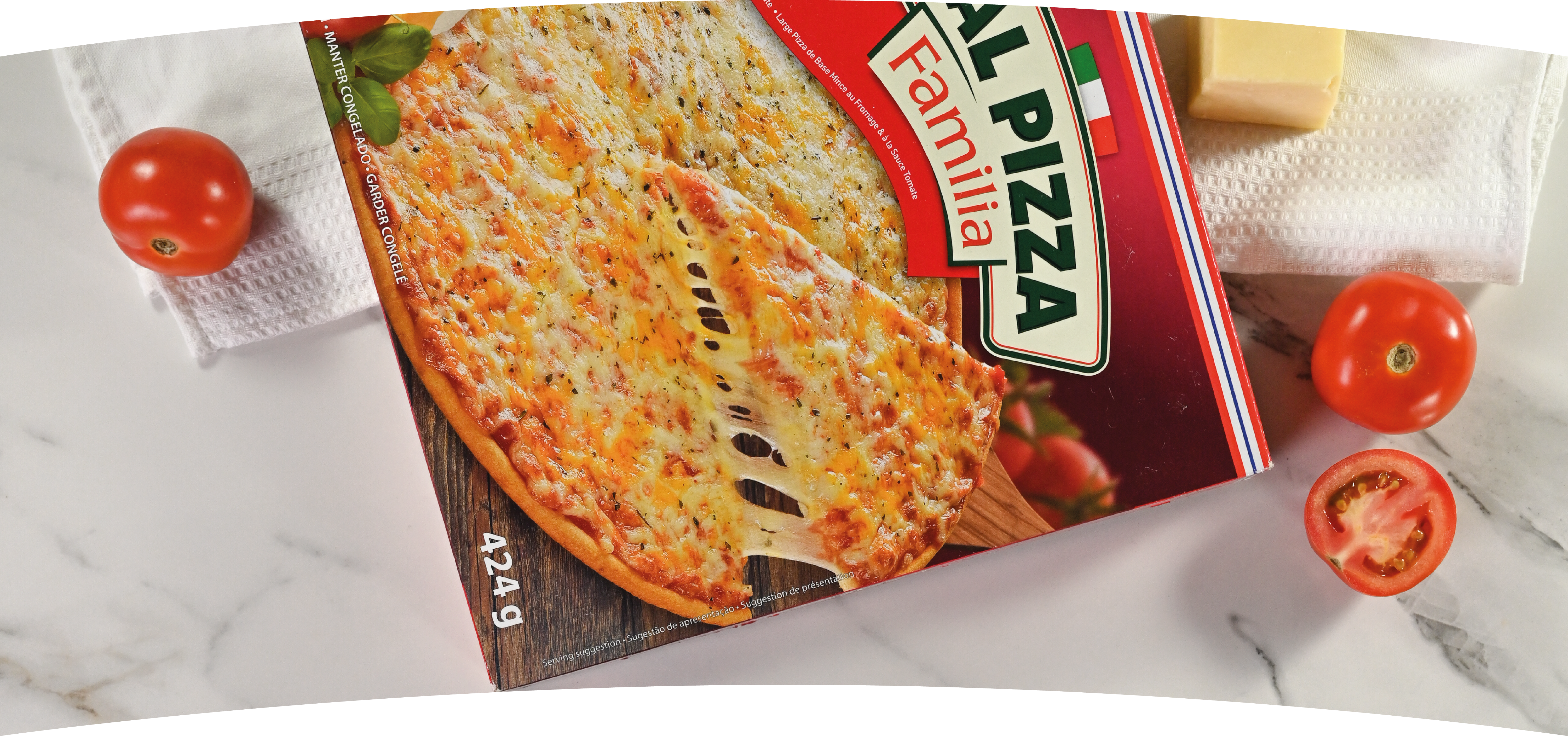 Margherita 6 x 63 g - Ital Pizza Snack Slices | Dr. Oetker