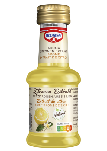 Zitronen Extrakt - mit Zitronen aus Sizilien - Backzutaten | Dr. Oetker