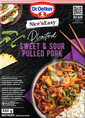 Nice 'n Easy Sweet & Sour Pulled Pork 350g - Nice'n Easy | Dr. Oetker