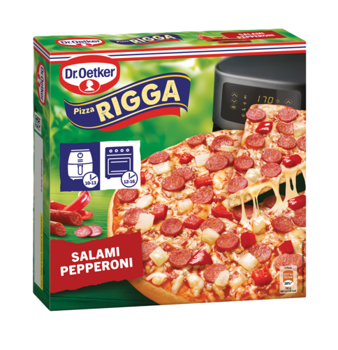 Pizza Rigga Salami Pepperoni - Rigga | Dr. Oetker