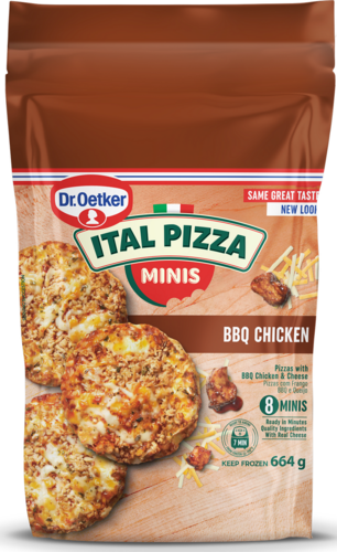 BBQ Chicken 664 g - Ital Pizza Minis | Dr. Oetker