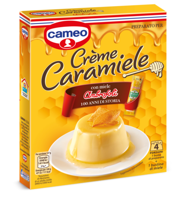 Dr. Oetker Preparato per Crème Caramiele con miele Ambrosoli