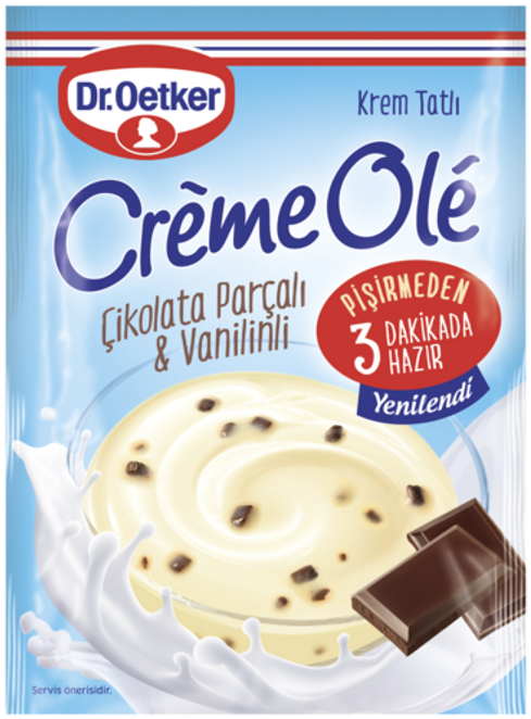Dr. Oetker Crème Olé Çikolata Parçalı - Vanilinli