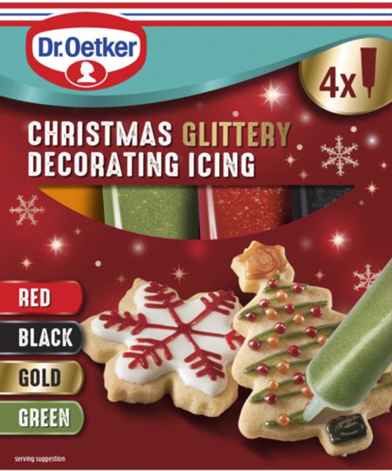 Dr. Oetker Glittery Christmas Decorating Icing
