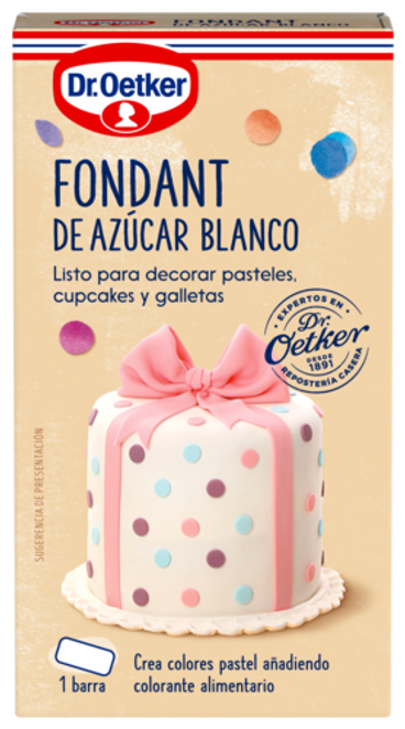 Dr. Oetker Fondant de azúcar blanco