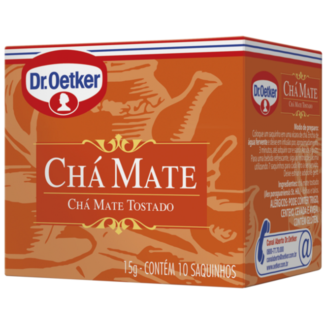 Dr. Oetker Chá Mate  - 10 Sachês