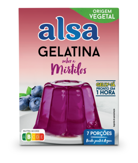 Dr. Oetker Gelatina vegetal Mirtilos