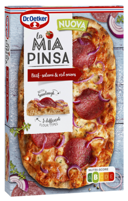 Dr. Oetker La Mia Pinsa Salami et oignon rouge