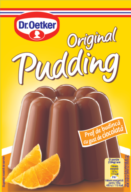 Dr. Oetker Praf de budincă cu gust de ciocolată