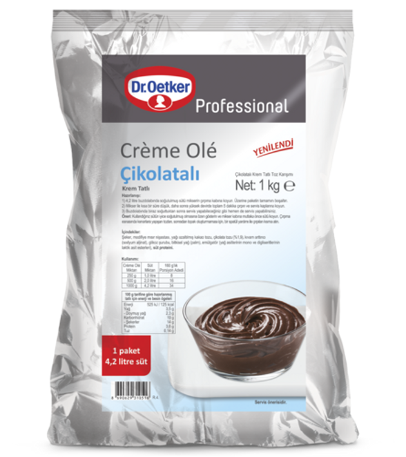 Dr. Oetker Crème Olé Çikolatalı (1 kg)