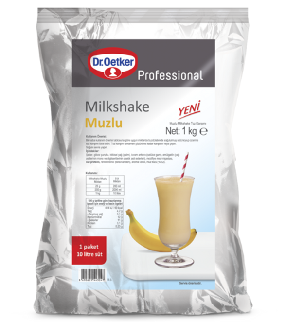 Dr. Oetker Milkshake Muzlu (1 kg)