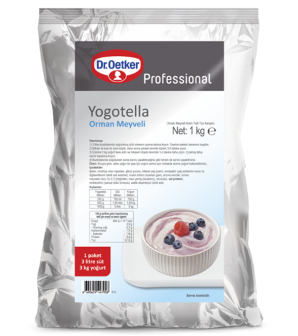 Dr. Oetker Yogotella Orman Meyveli (1 kg)