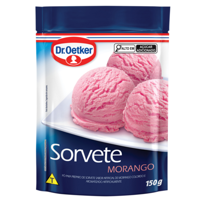 Dr. Oetker Sorvete de Morango
