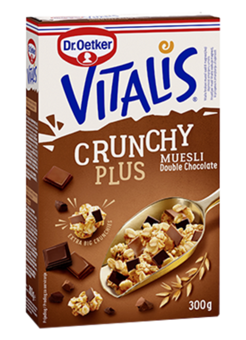 Dr. Oetker Vitalis Crunchy Plus – Dvojna čokolada
