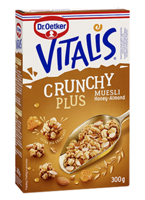 Dr. Oetker Vitalis Crunchy Plus Med - Mandelj