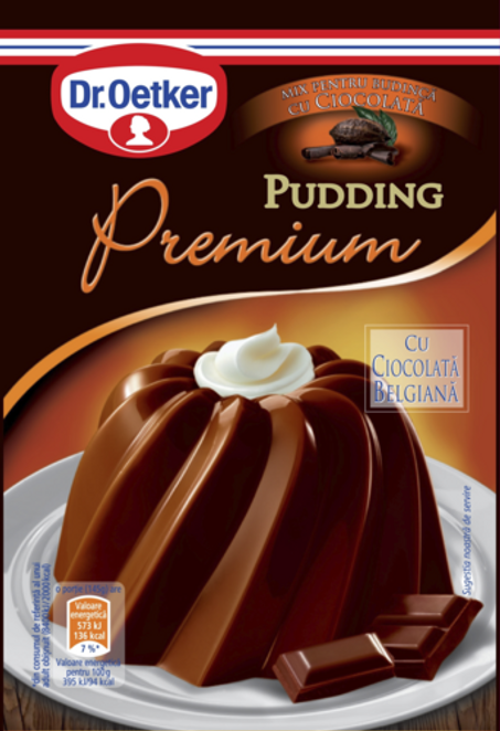Dr. Oetker Premium Pudding Ciocolată Belgiană