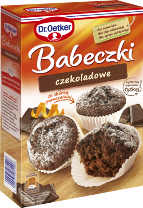 Dr. Oetker Babeczki czekoladowe ze skórką pomarańczy