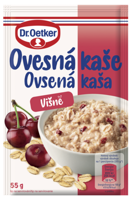 Dr. Oetker Ovsená kaša Višne