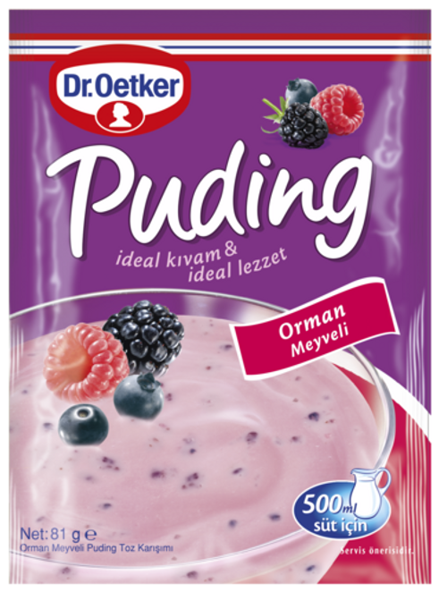 Dr. Oetker Puding Orman Meyveli