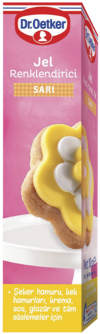 Dr. Oetker Sarı Jel Renklendirici
