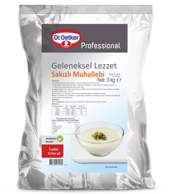 Dr. Oetker Sakızlı Muhallebi (3 kg)