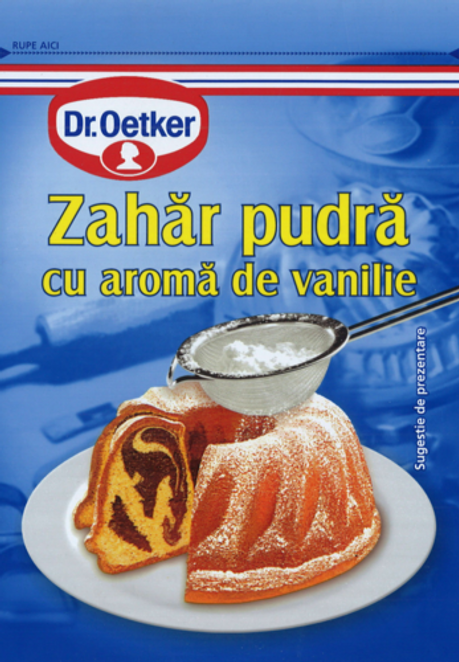 Dr. Oetker Zahăr pudră cu aromă de vanilie