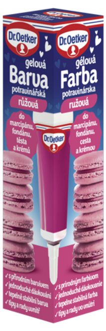 Dr. Oetker Farba gélová ružová