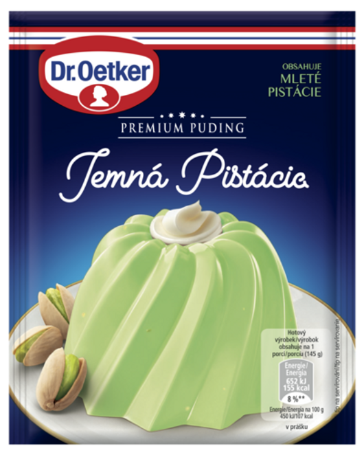 Dr. Oetker Premium Puding Jemná Pistácie