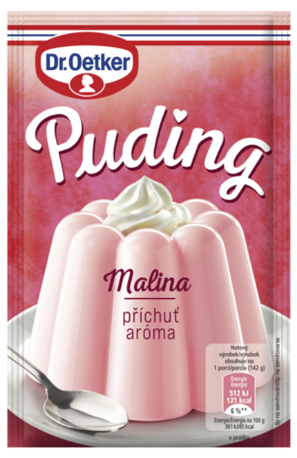 Dr. Oetker Dr. Oetker Puding aróma Malina