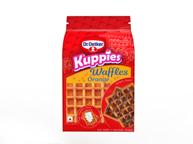 Orange waffles - Soft Waffles | Dr. Oetker