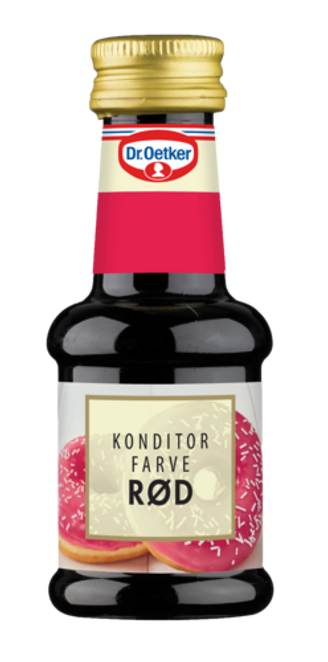 Dr. Oetker Rød konditorfarve