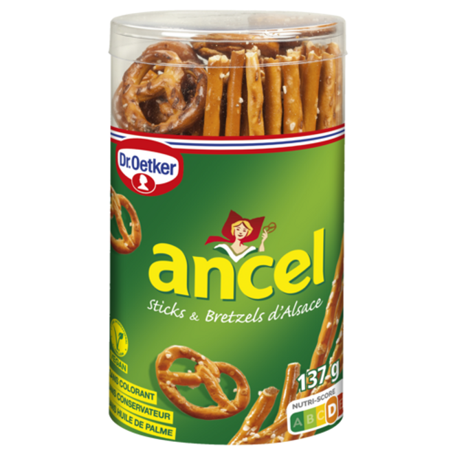 Dr. Oetker Sticks et Bretzels d’Alsace, Mini Tubo 137g