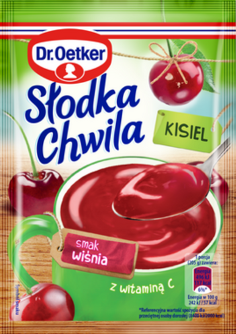 Dr. Oetker Słodka Chwila Kisiel smak wiśnia