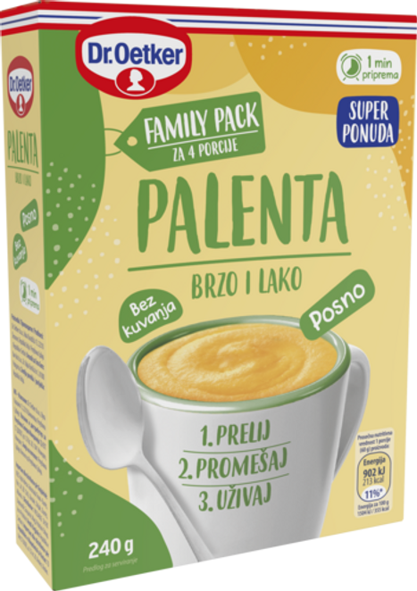 Dr. Oetker Palenta brzo i lako - Family pack