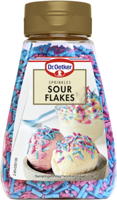 Dr. Oetker Sprinkles Sour Flakes 120g