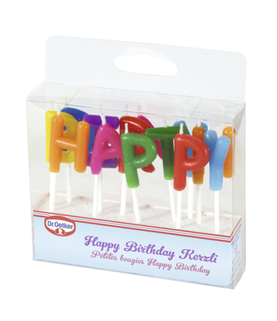 Dr. Oetker Happy Birthday Kerzli