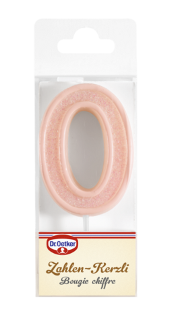 Dr. Oetker Bougies avec chiffre 0