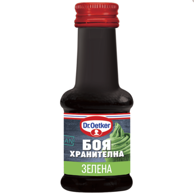 Dr. Oetker Зелена хранителна боя (течна)